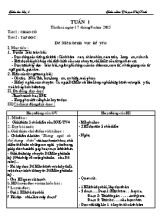 Giáo án tuần 1 lớp 4 - Năm học 2015-2016 - Phạm Thị Tình